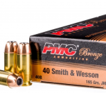 .40 cal Hollow Point PMC Bronze brass 1000 rounds ammo JHP