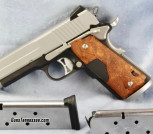 Two Tone Sig Sauer 1911 .45  with Crimson Trace grips 