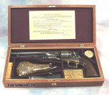 Colt 1860 Model Vintage Wood Gun Box case .Ref.# 01c