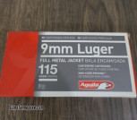 Aguila 9mm Luger 115gr FMJ