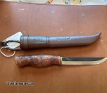 kellam Puukko fixed carbon steel blade 